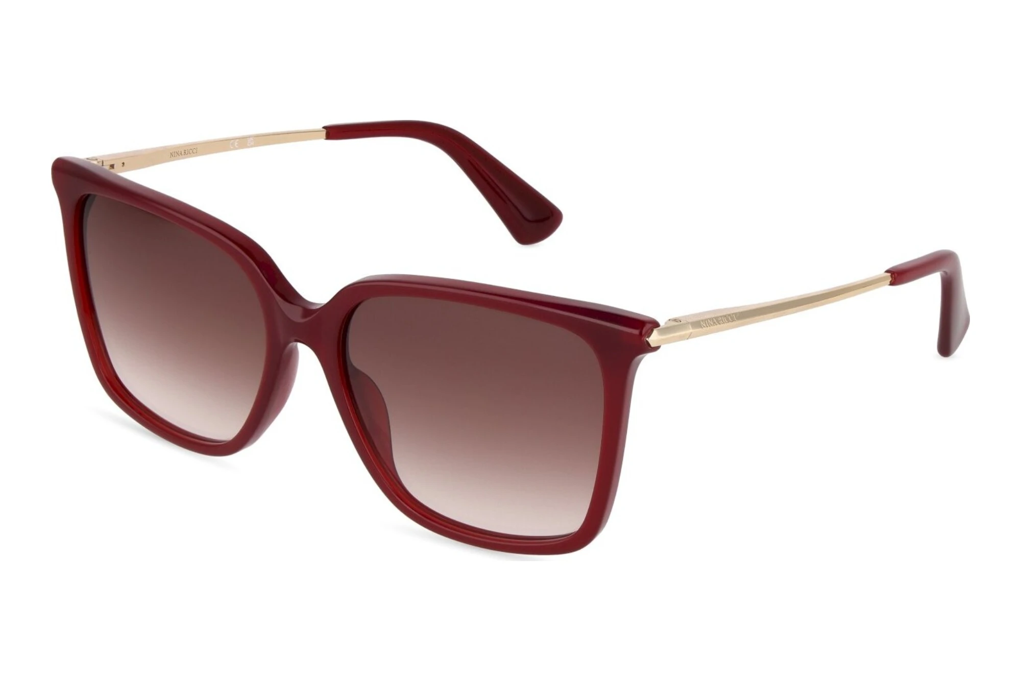 Nina Ricci SNR495 099N BROWN GRADIENT BROWNSHINY OPAL BORDEAUX Nina Ricci SNR495 099N BROWN GRADIENT BROWNSHINY OPAL BORDEAUX
