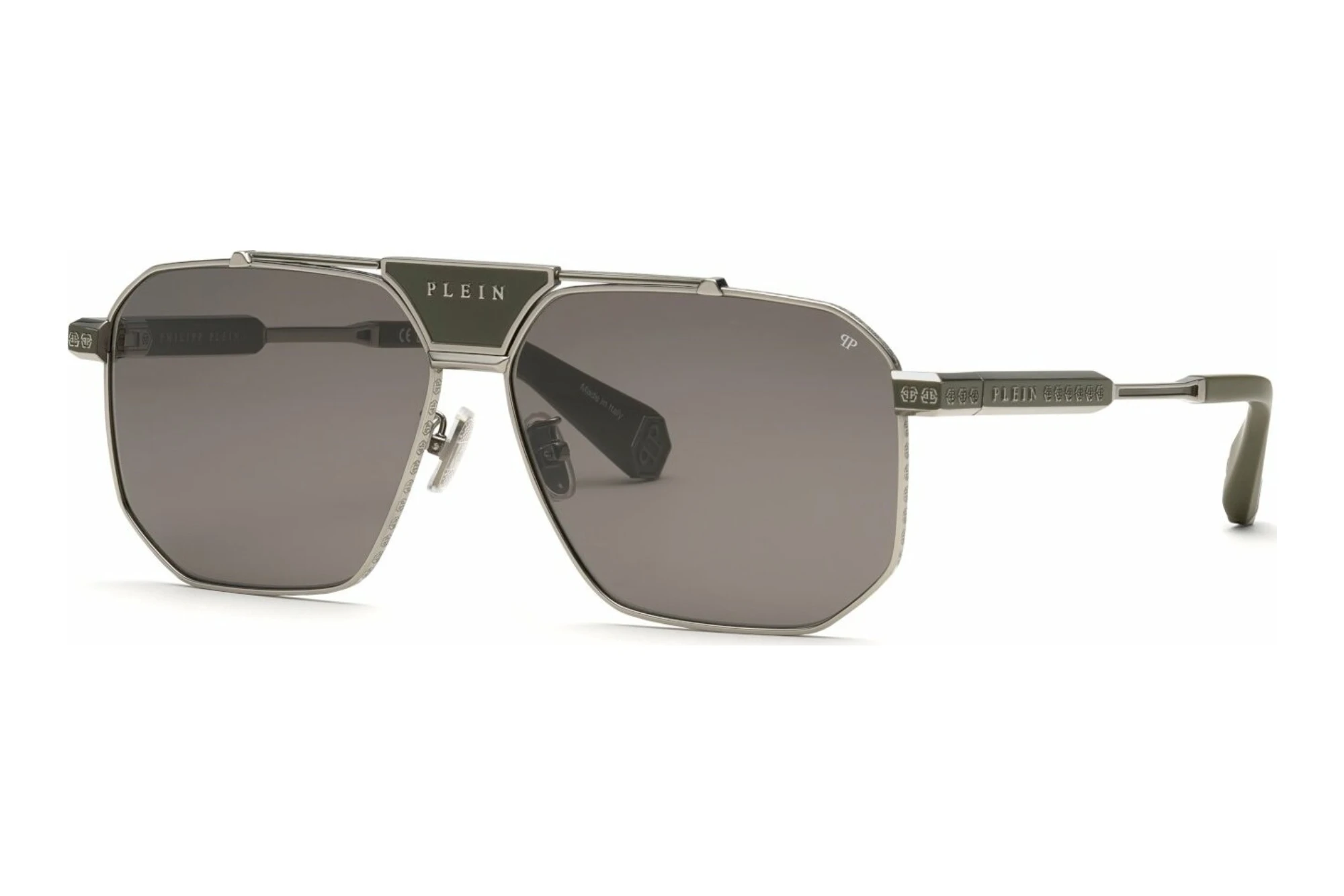 Philipp Plein SPP152M 0508 BROWNTOTAL SHINY RUTHENIUM W/COLOURED PARTS Philipp Plein SPP152M 0508 BROWNTOTAL SHINY RUTHENIUM W/COLOURED PARTS