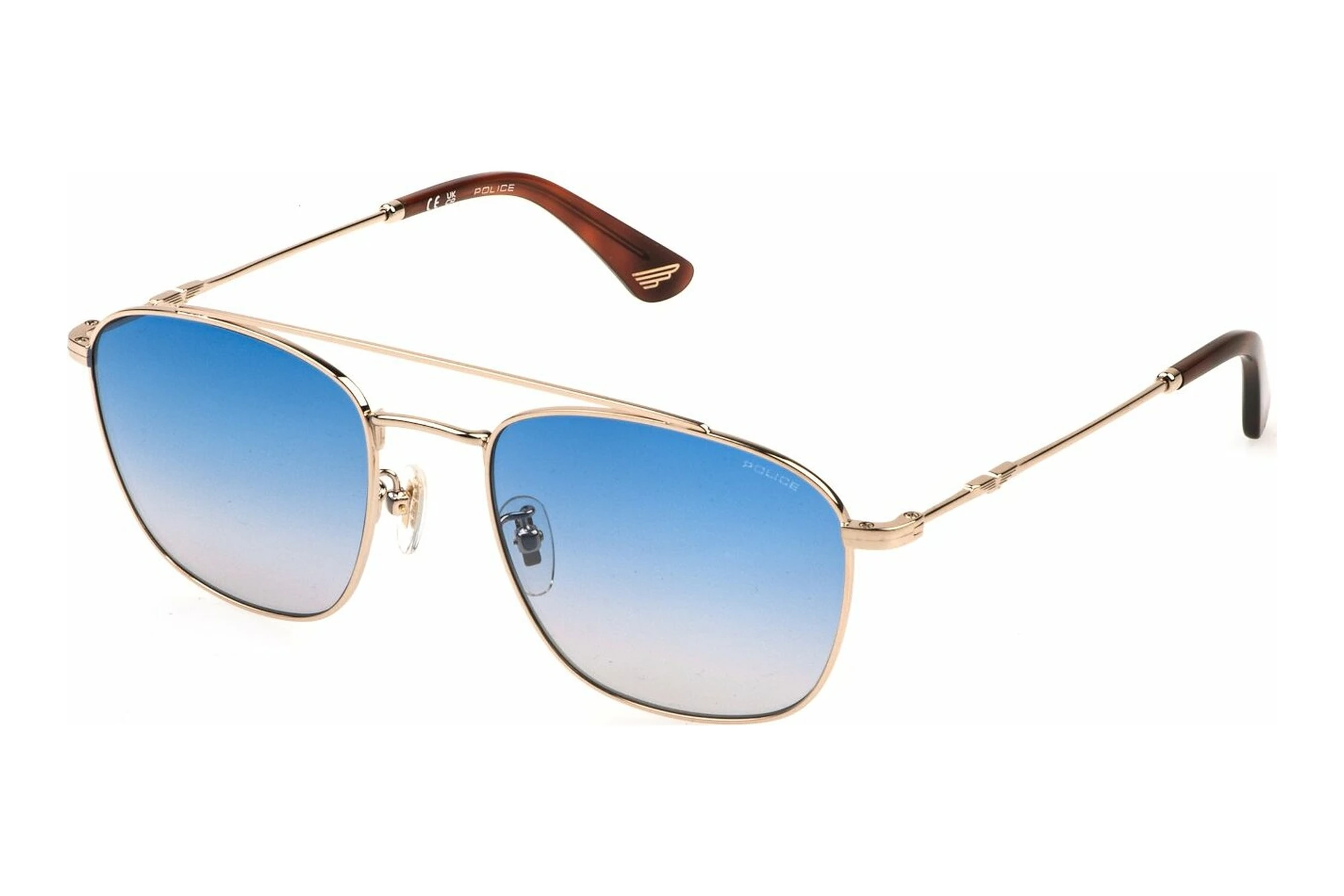 Police SPL996 300Y BLUE GRADIENT SMOKESHINY ROSE GOLD Police SPL996 300Y BLUE GRADIENT SMOKESHINY ROSE GOLD