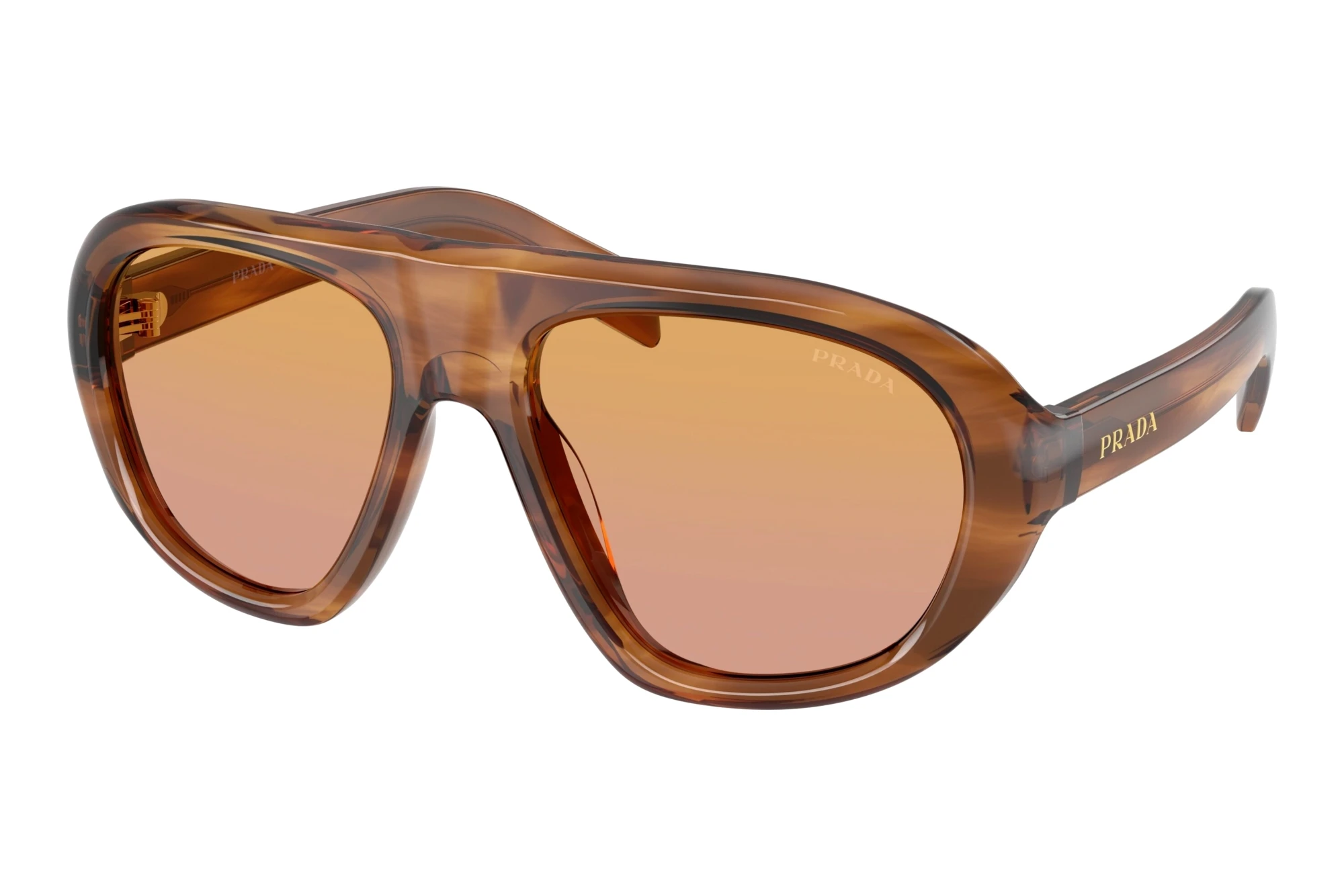 Prada PR C05S 25O04N Green/BrownStriped Oak Prada PR C05S 25O04N Green/BrownStriped Oak