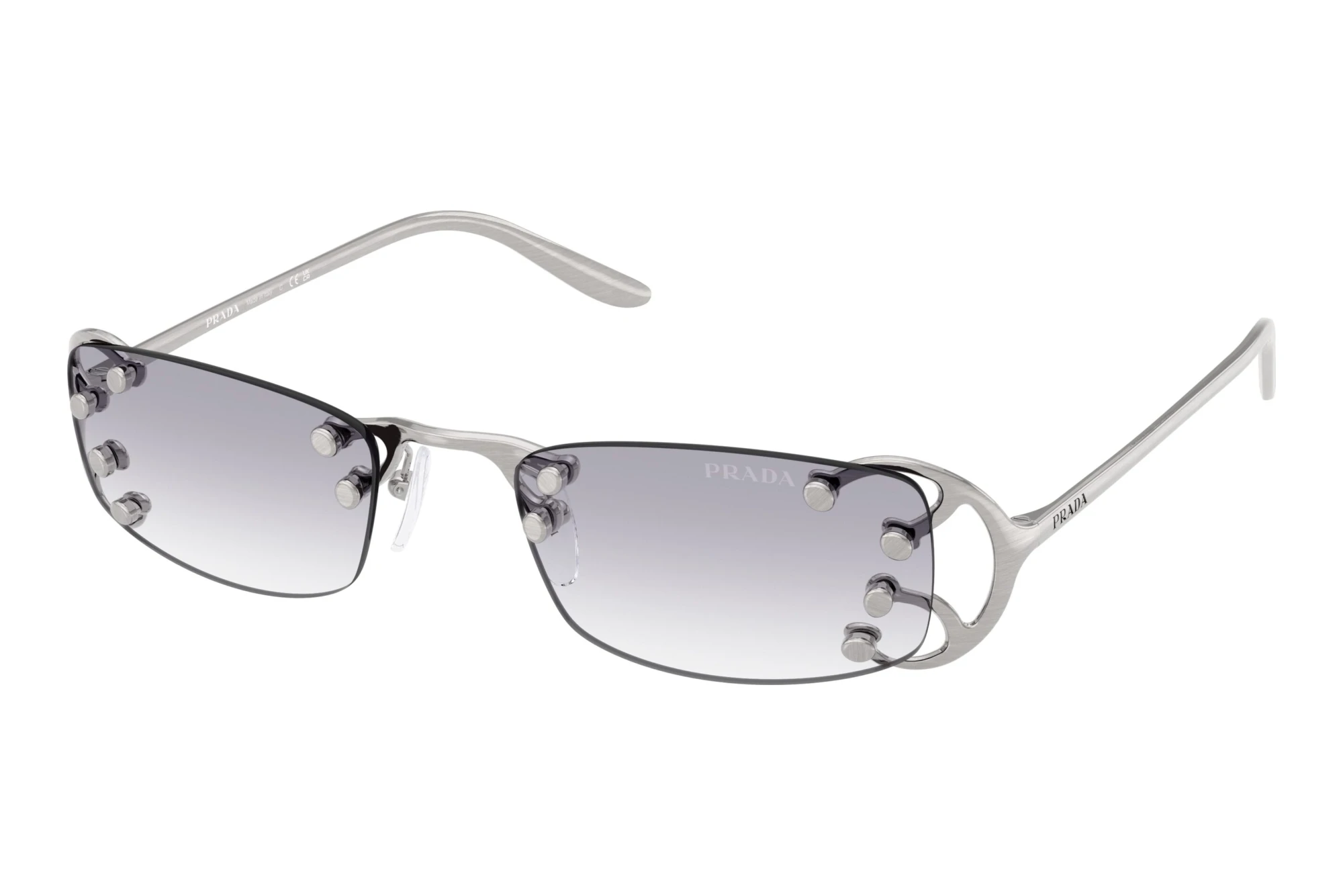 Prada PR C57S 28H40V Clear Gradient Dark GreyArgento Nouveau Prada PR C57S 28H40V Clear Gradient Dark GreyArgento Nouveau