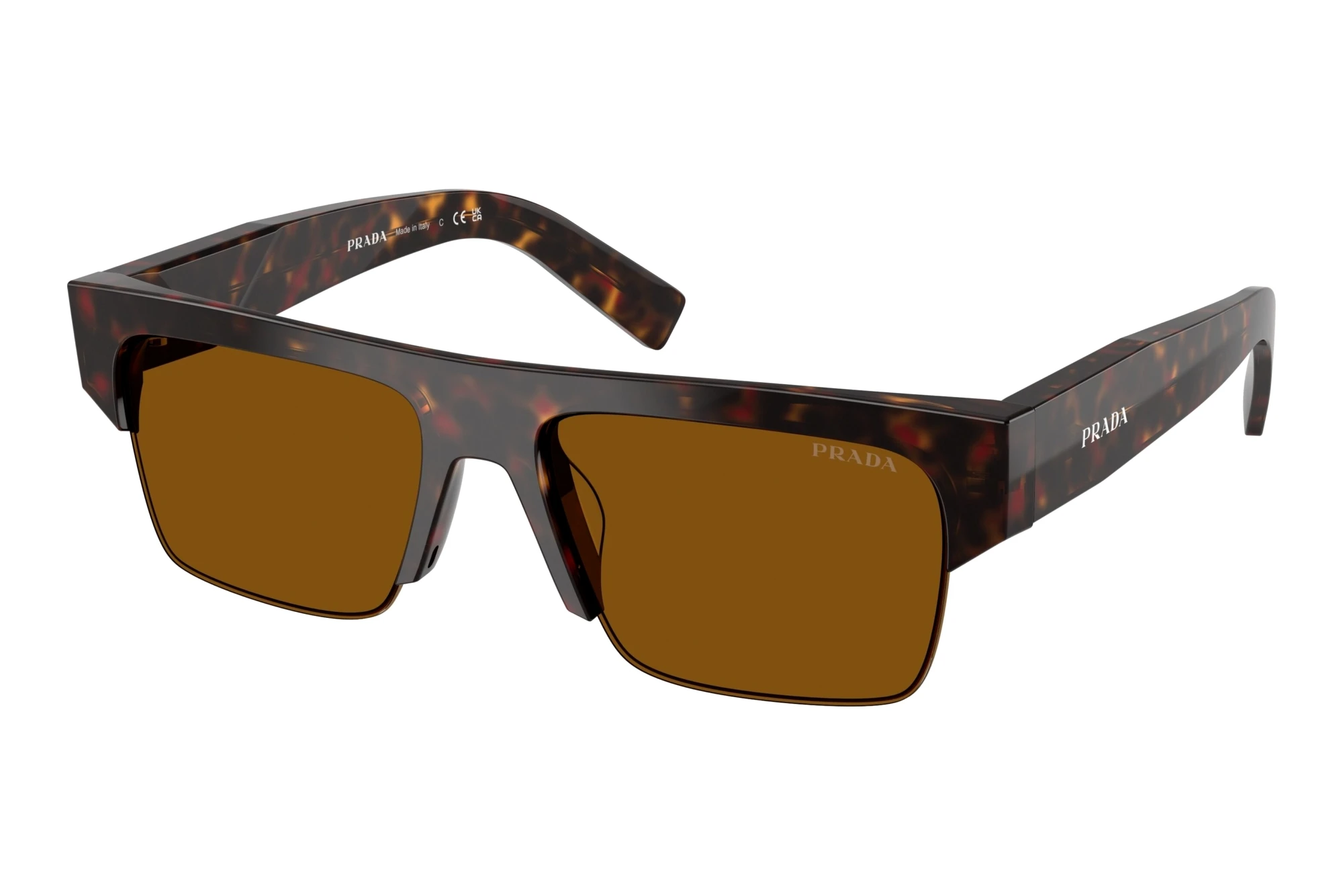 Prada PR D12SU 17N20V Dark BronzeRoot Tortoise Prada PR D12SU 17N20V Dark BronzeRoot Tortoise