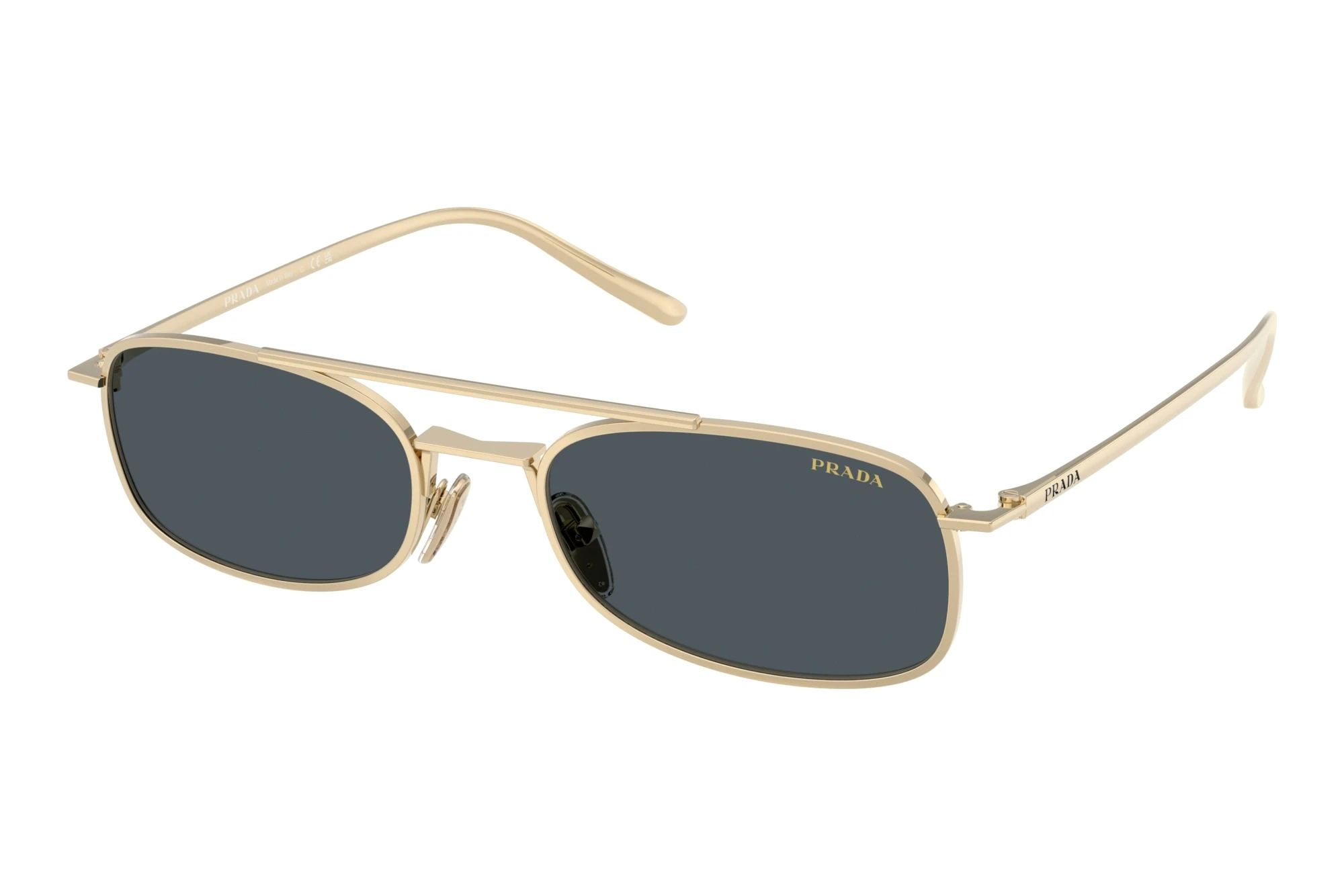 Prada PR D59S ZVN70B Dark GreyPale Gold Prada PR D59S ZVN70B Dark GreyPale Gold