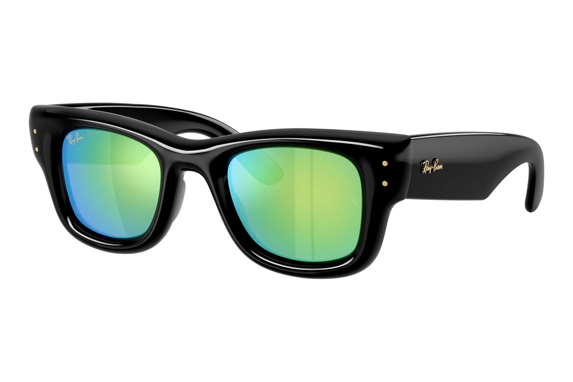 Ray-Ban RB4940 601/8N Green Mirror Green 632Black Ray-Ban RB4940 601/8N Green Mirror Green 632Black