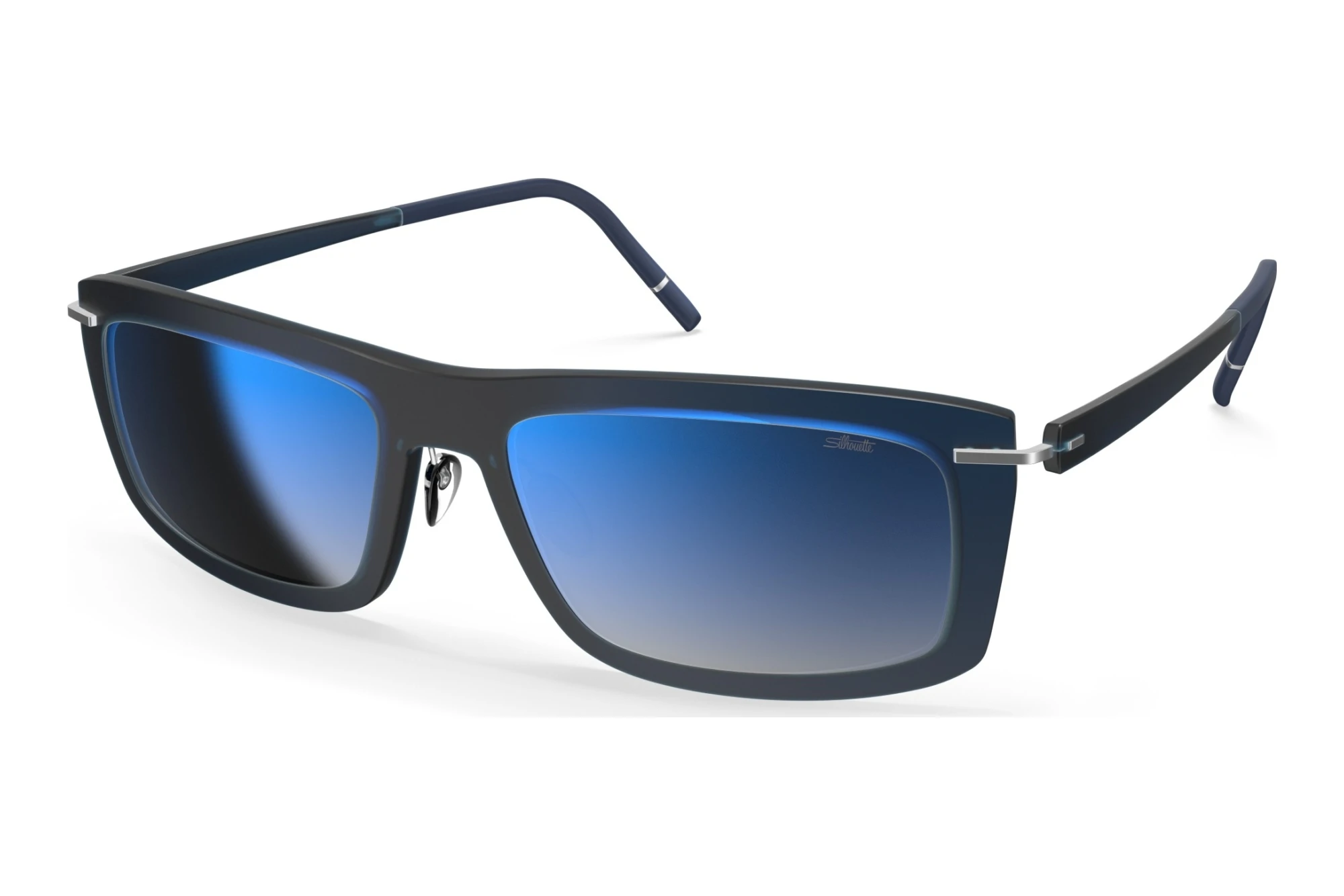 Silhouette 4091 4510 blackSLM Blue Mirror Gradient Silhouette 4091 4510 blackSLM Blue Mirror Gradient