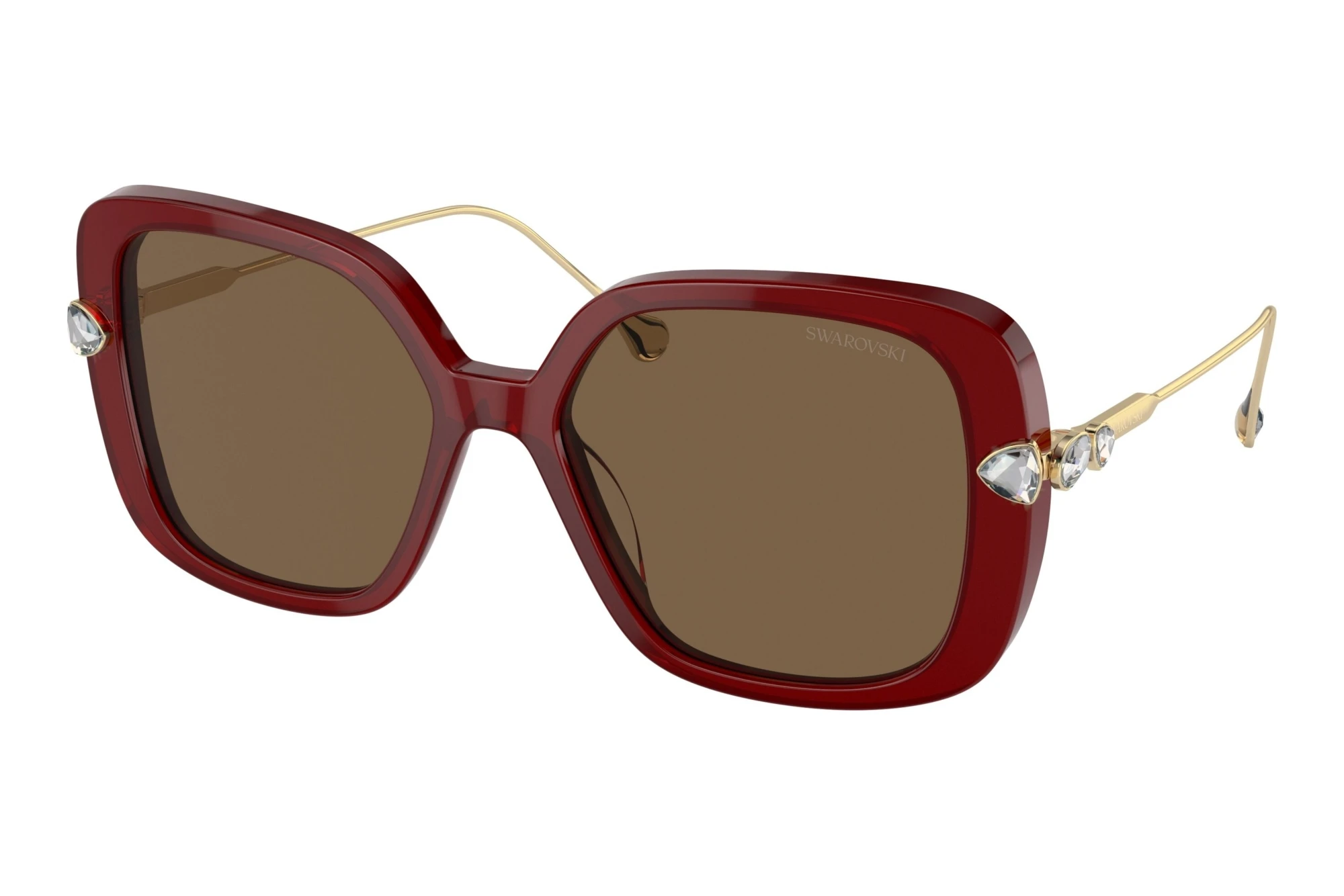 Swarovski SK6011 105573 Dark BrownTransparent Burgundy Swarovski SK6011 105573 Dark BrownTransparent Burgundy