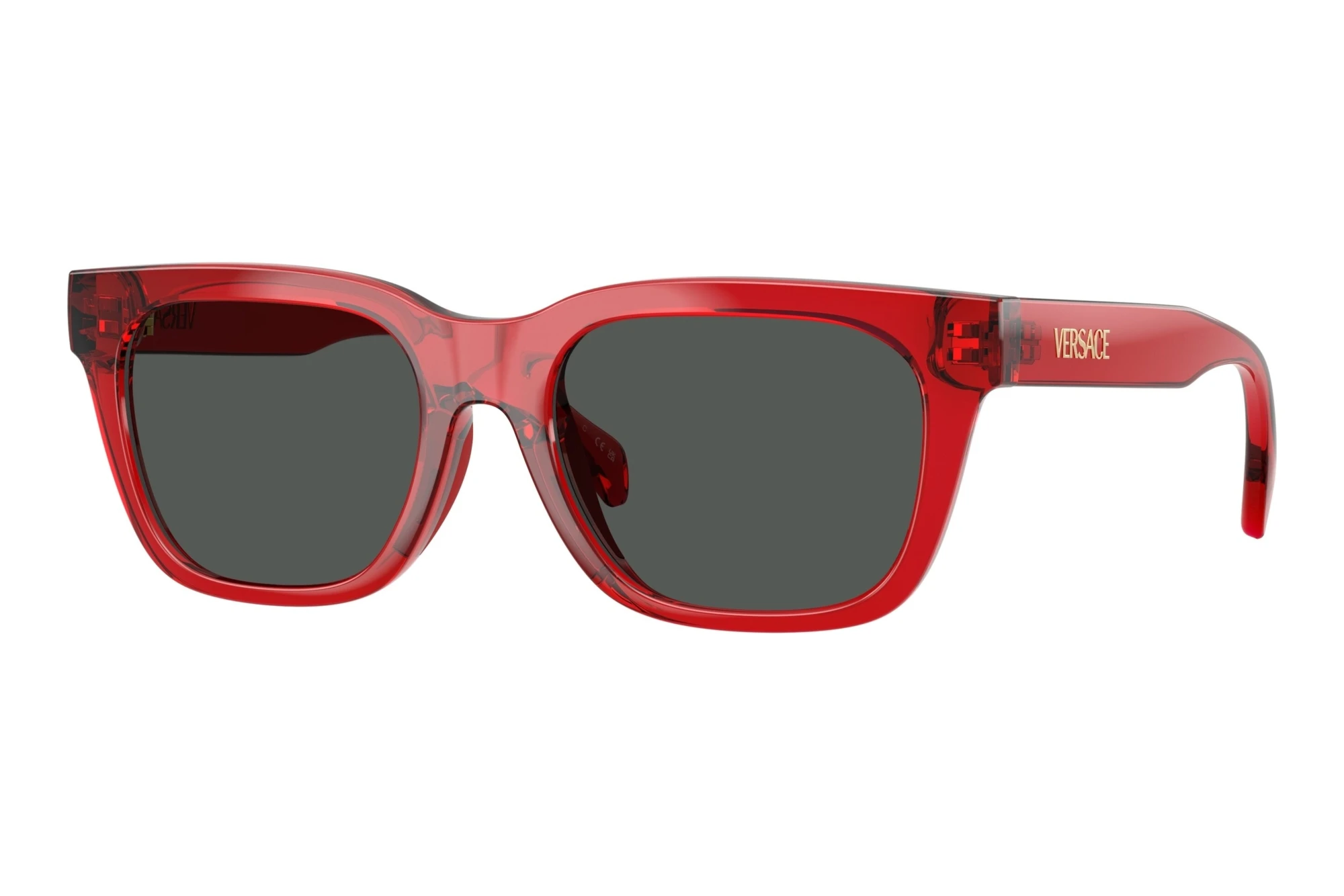 Versace Kids VK4006U 553387 Dark GreyTransparent Red Versace Kids VK4006U 553387 Dark GreyTransparent Red