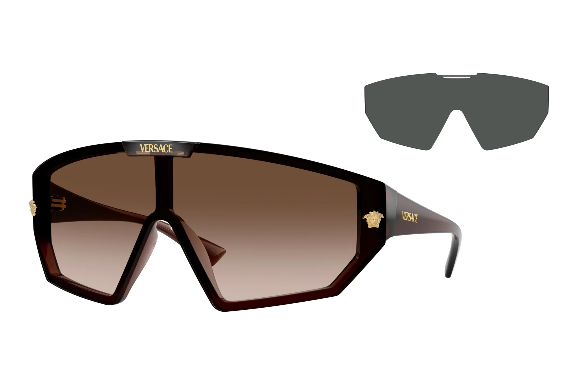 Versace VE4461 533213 Brown GradientTransparent Brown Versace VE4461 533213 Brown GradientTransparent Brown