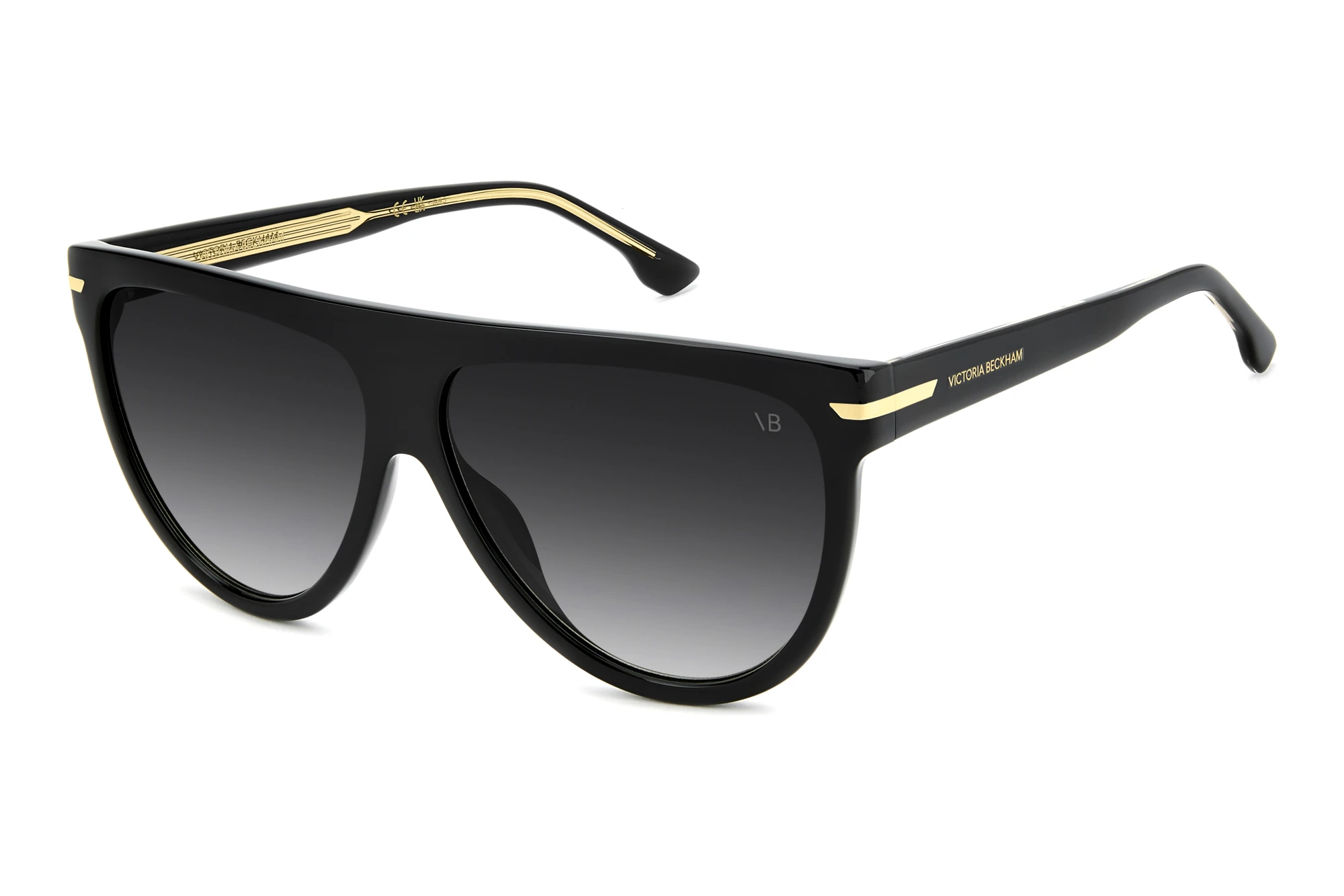 Victoria Beckham VB 1004/S 807/9O DARK GREY SHADEDBLACK Victoria Beckham VB 1004/S 807/9O DARK GREY SHADEDBLACK