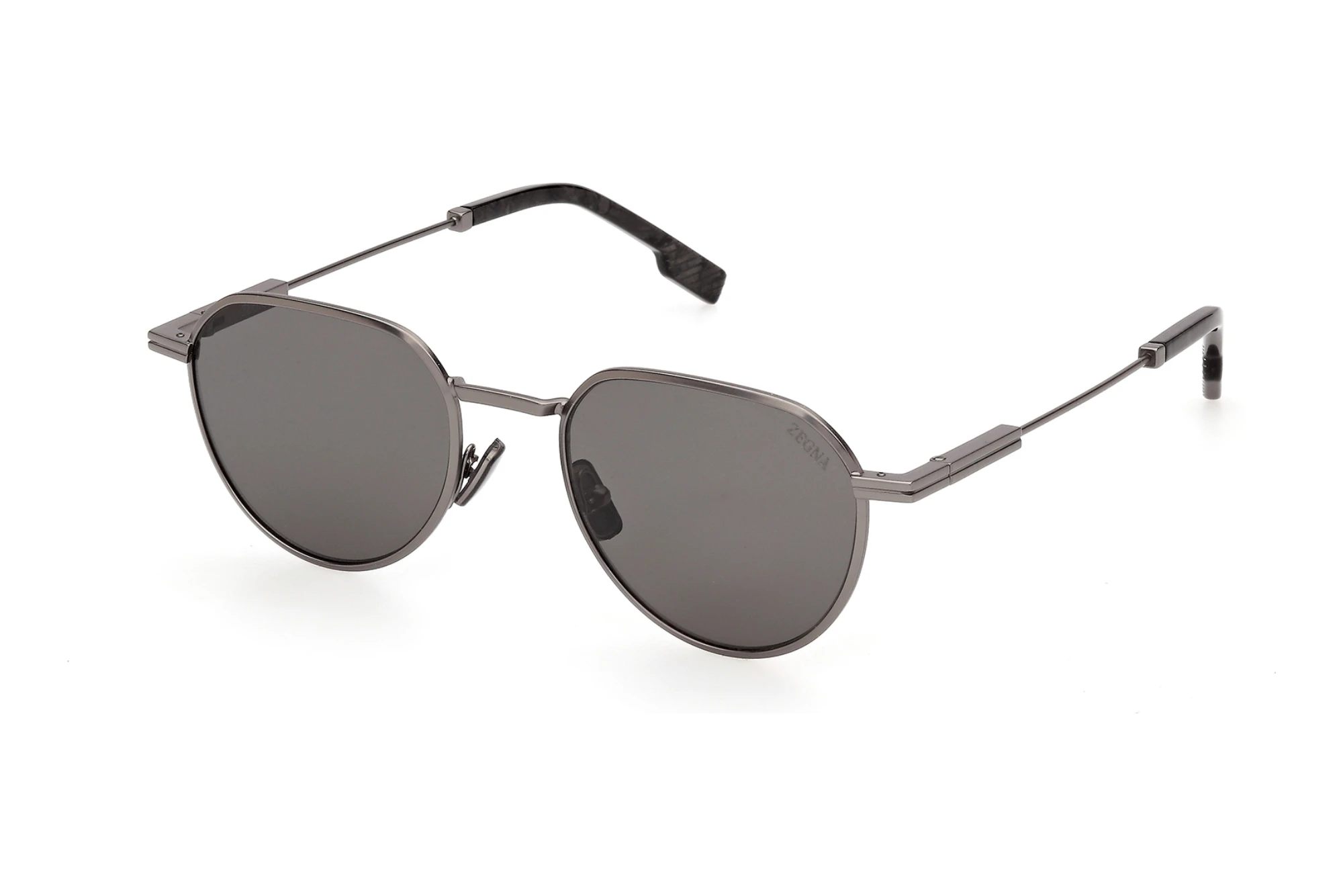 Zegna EZ0297 08A grauGlänzend Gunmetal Zegna EZ0297 08A grauGlänzend Gunmetal