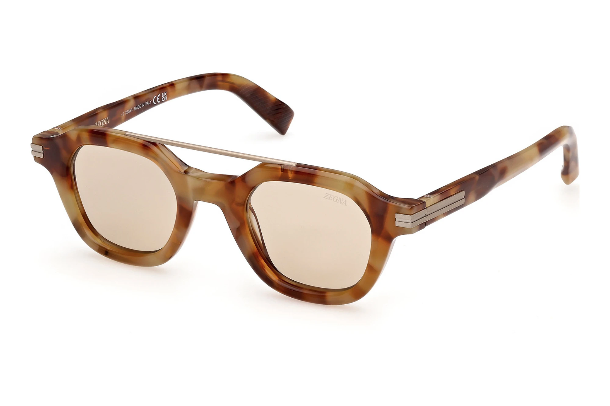 Zegna EZ0319 55E braunBunt Havanna Zegna EZ0319 55E braunBunt Havanna