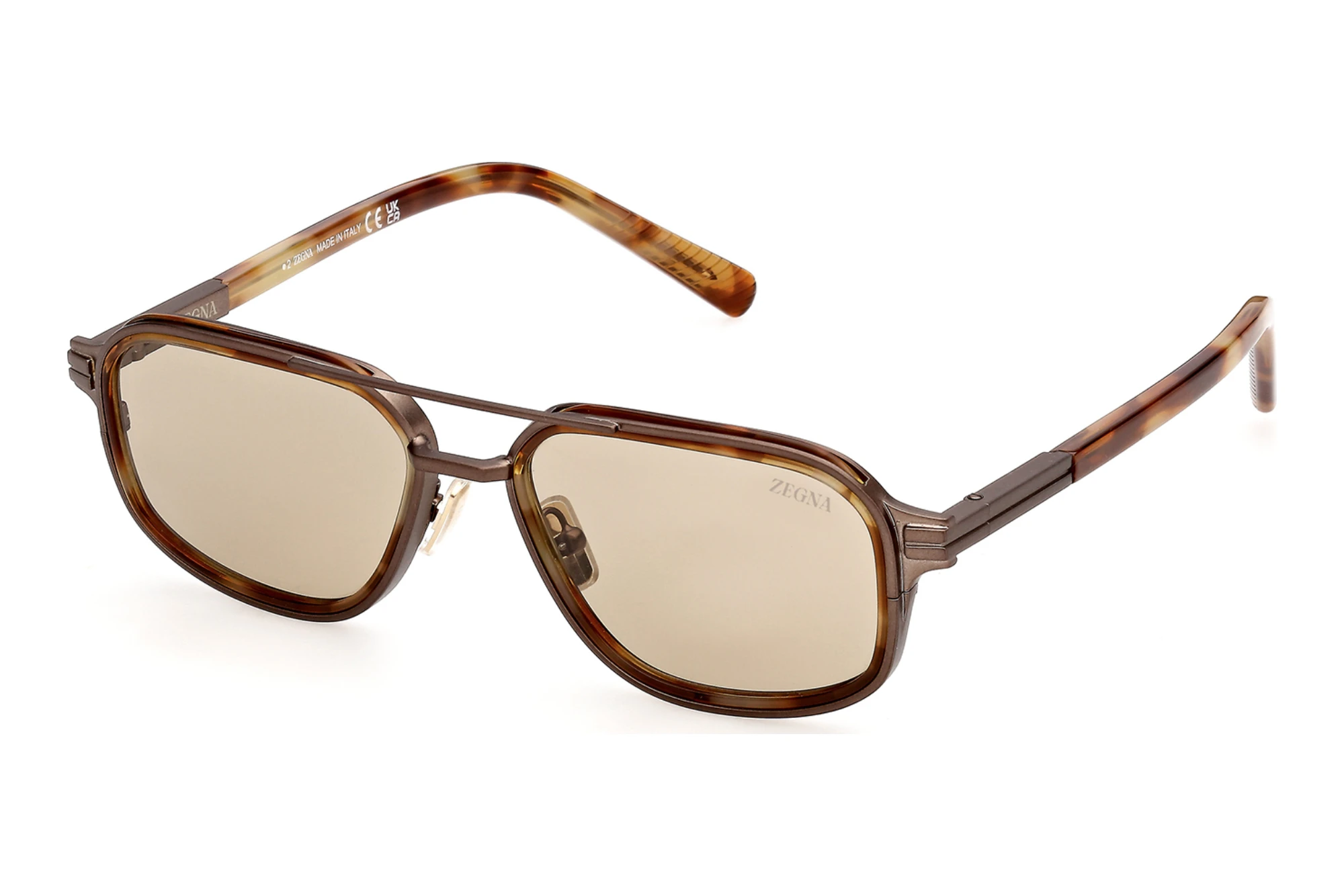 Zegna EZ0320 55E braunBunt Havanna Zegna EZ0320 55E braunBunt Havanna