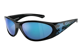 Arnette AN4342 295925 Light Green Mirror BlueBlack/Blue Flames