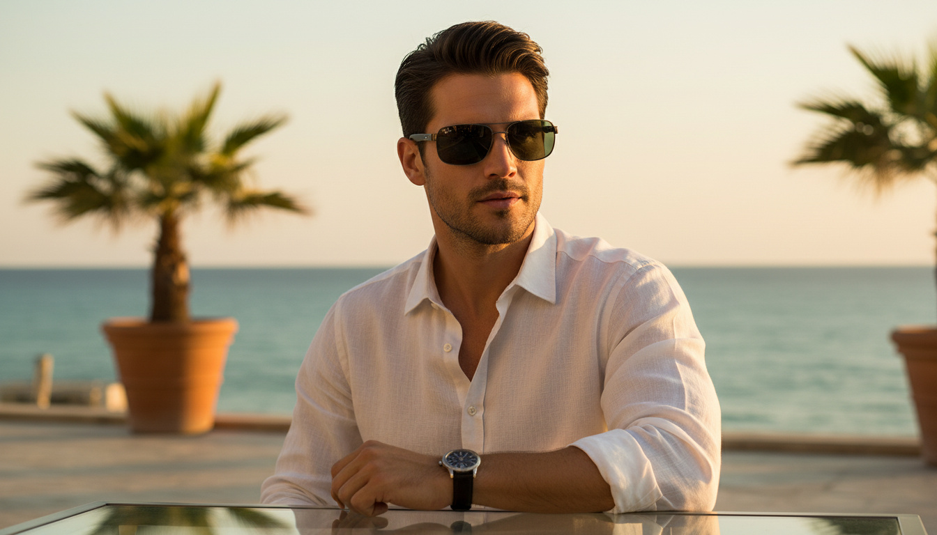 Vue de face Ray-Ban RB3445 (RB3445 - 004)