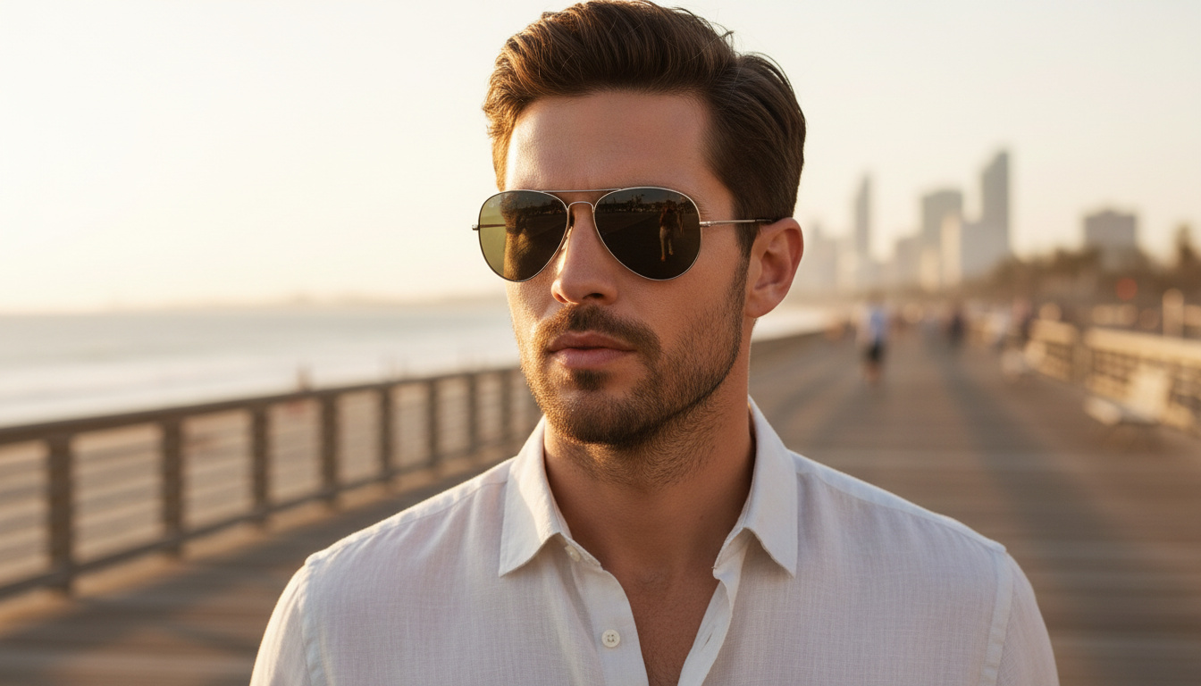 Vue de face Ray-Ban AVIATOR METAL II (RB3689 - 004/48)