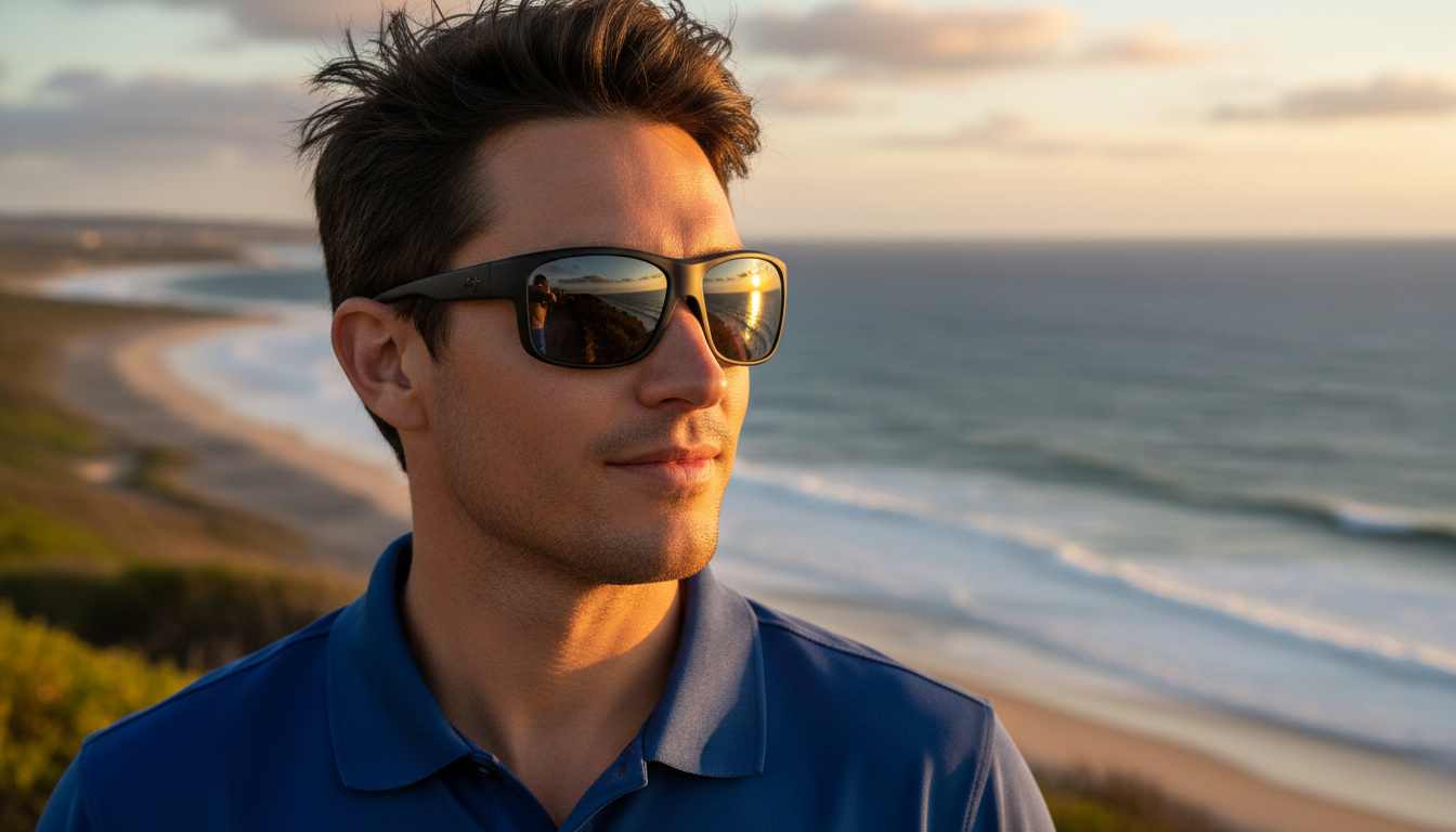 Vue de face Maui Jim Southern Cross (815-53B)