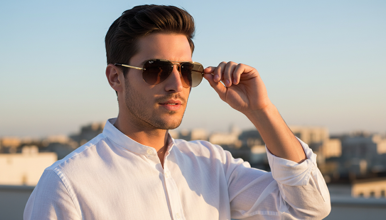 Vue de face Ray-Ban RB3449 (RB3449 - 001/13)