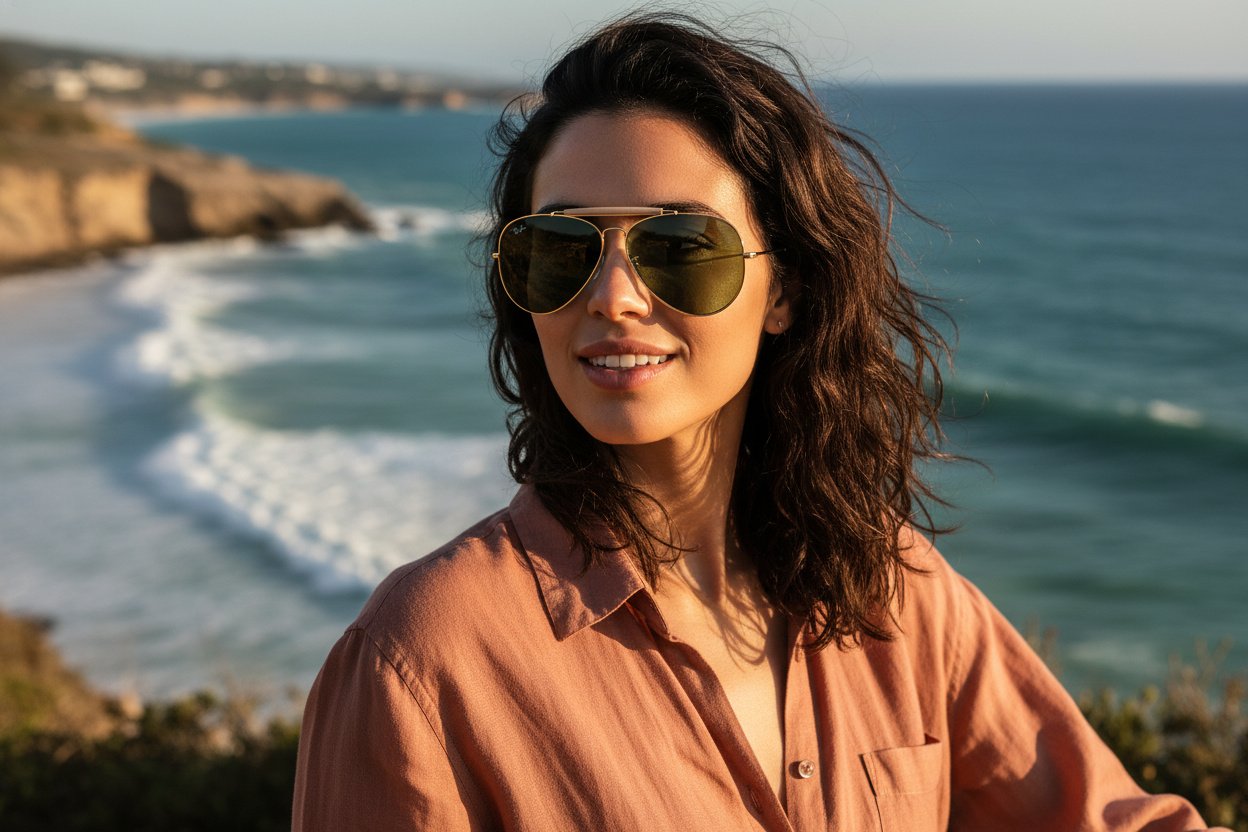 Vue de face Ray-Ban SHOOTER (RB3138 - W3401)