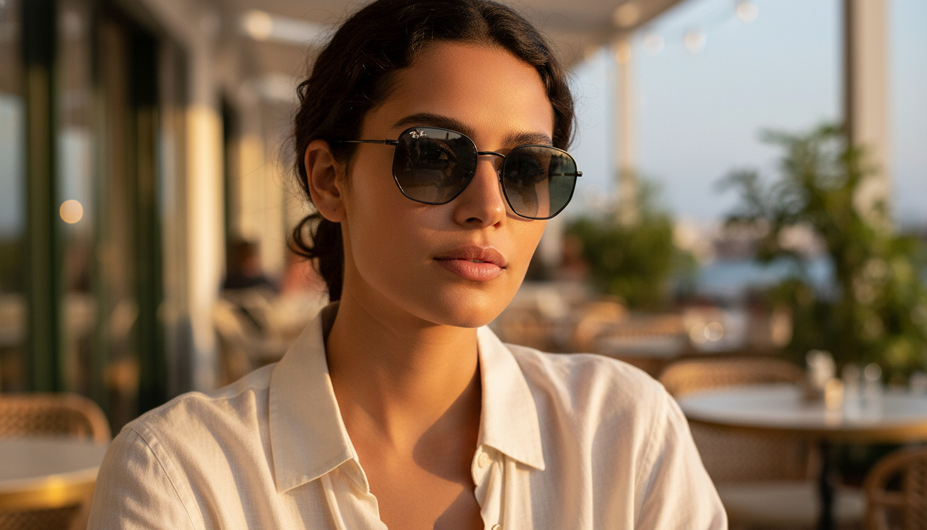 Vue de face Ray-Ban HEXAGONAL (RB3548 - 002/71)