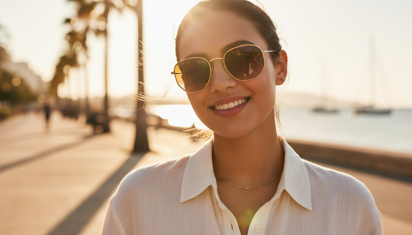 Vue de face Ray-Ban HEXAGONAL (RB3548 - 001/51)