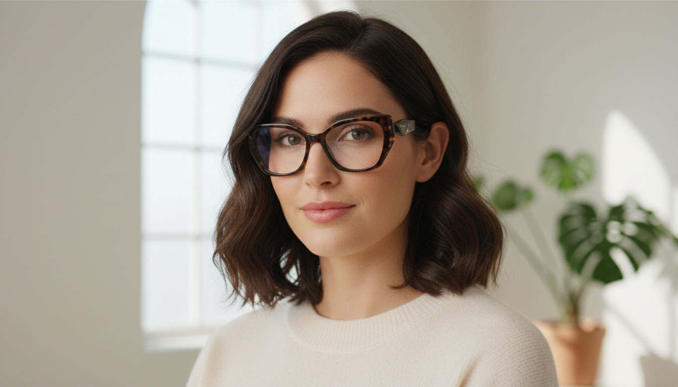 Vue de face Prada PR 18WV (2AU1O1)