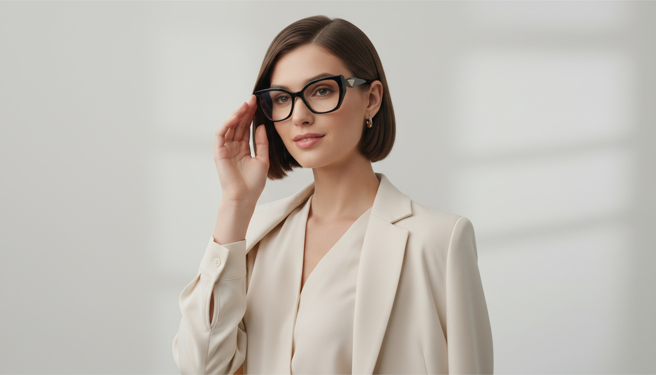Vue de face Prada PR 18WV (1AB1O1)