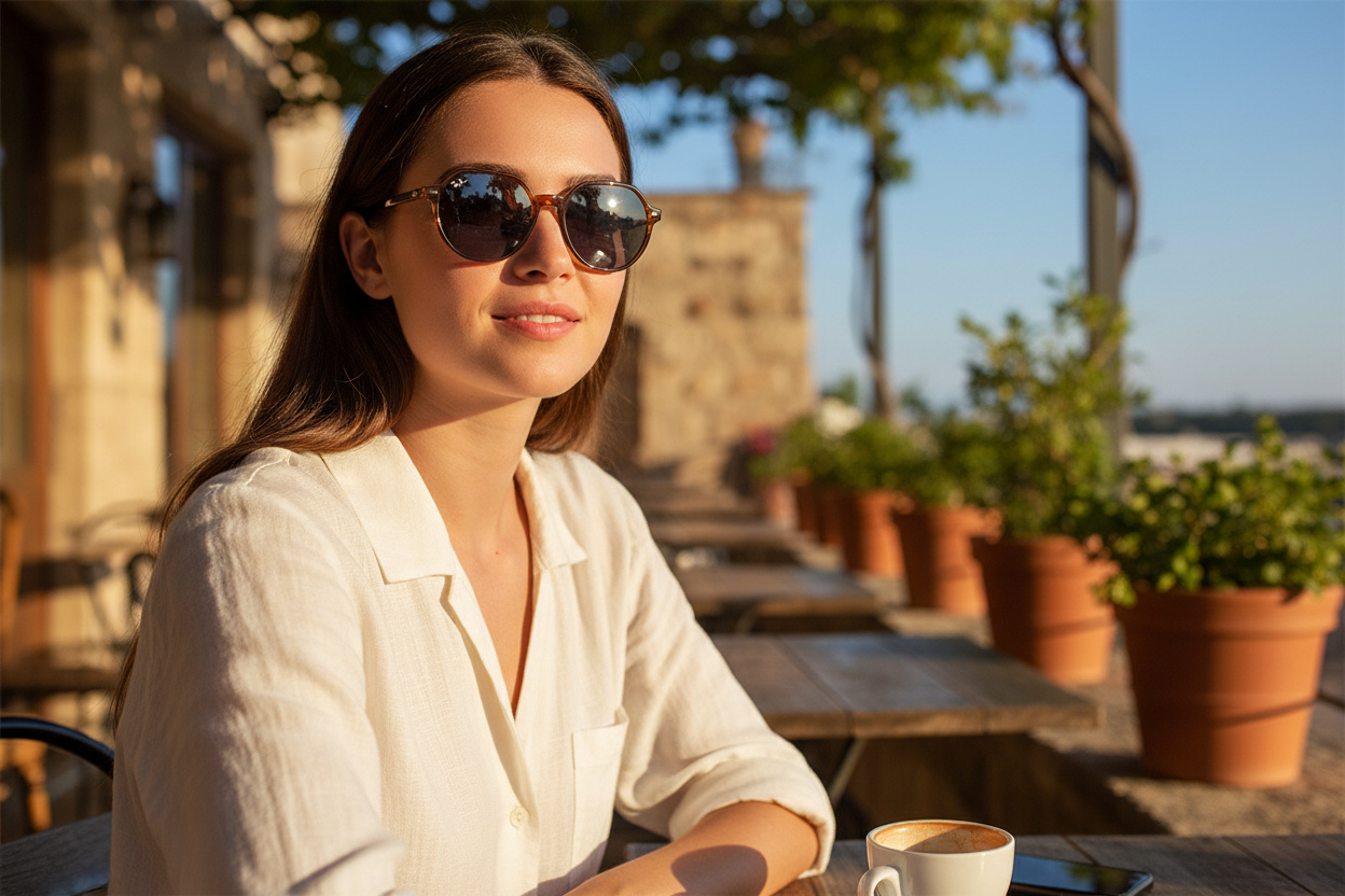 Vue de face Ray-Ban THALIA (RB2195 - 954/62)
