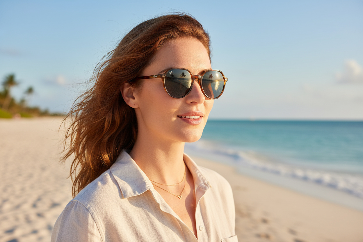Vue de face Ray-Ban THALIA (RB2195 - 954/62)