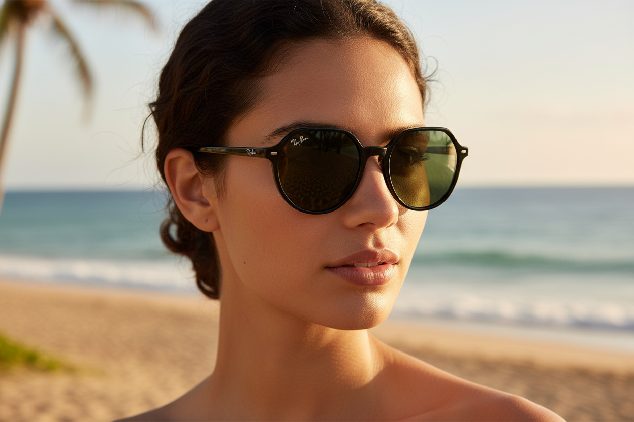Vue de face Ray-Ban THALIA (RB2195 - 901/31)