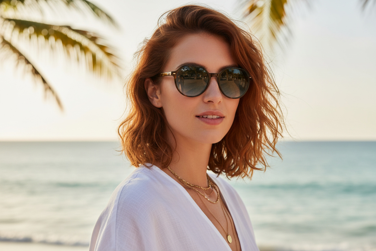 Vue de face Ray-Ban THALIA (RB2195 - 13163M)