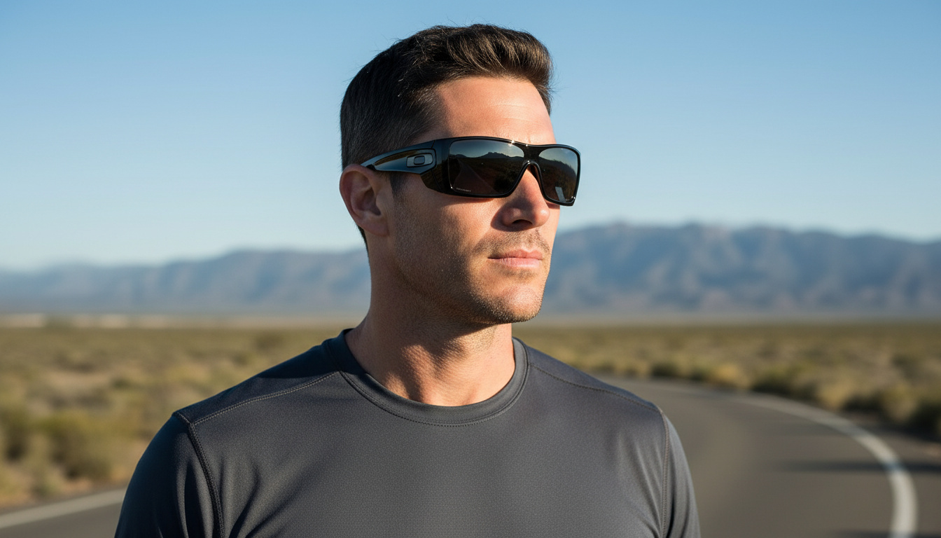 Vue de face Oakley BATWOLF (OO9101 - 910168)