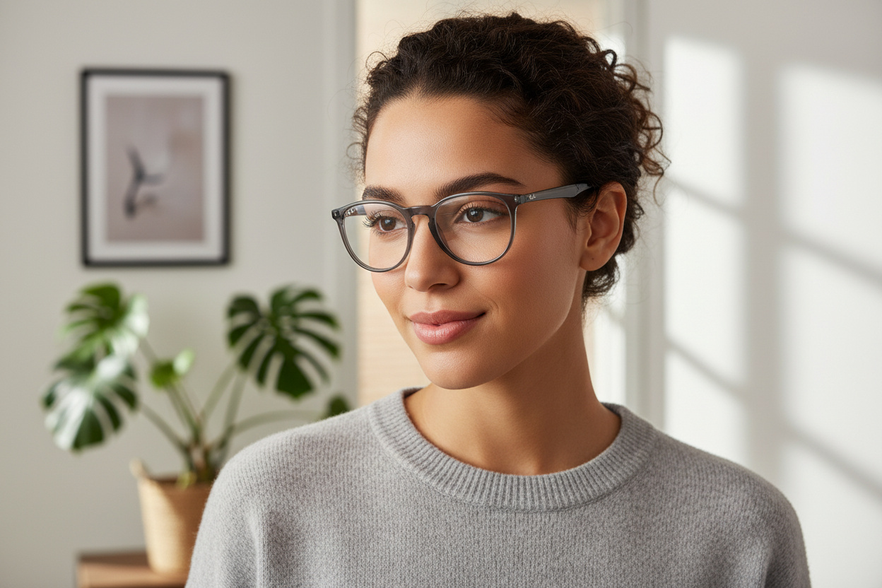 Vue de face Ray-Ban ERIKA (RX7046 - 8140)