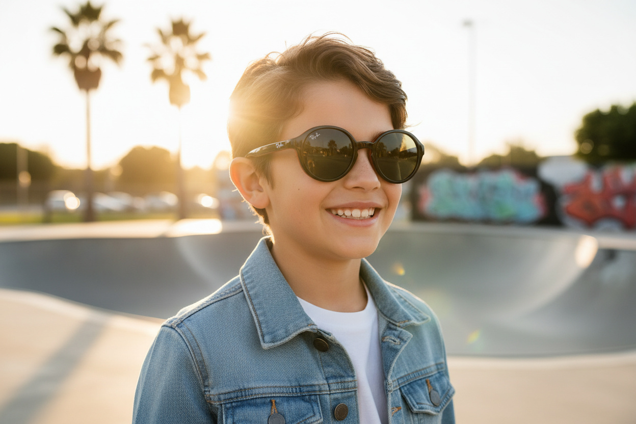 Vue de face Ray-Ban Kids RJ9075S (710071)