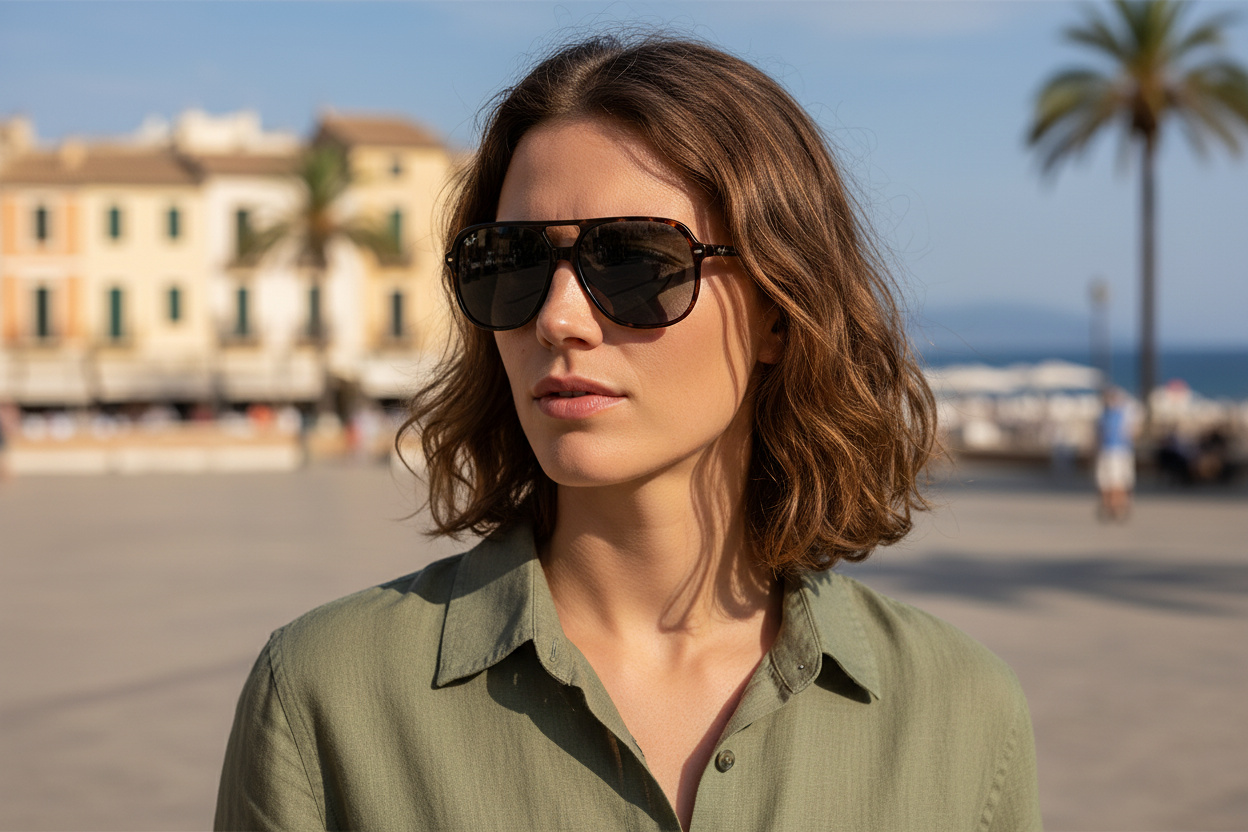 Vue de face Ray-Ban BILL (RB2198 - 902/R5)