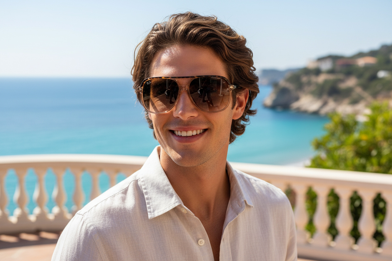 Vue de face Ray-Ban BILL (RB2198 - 129251)