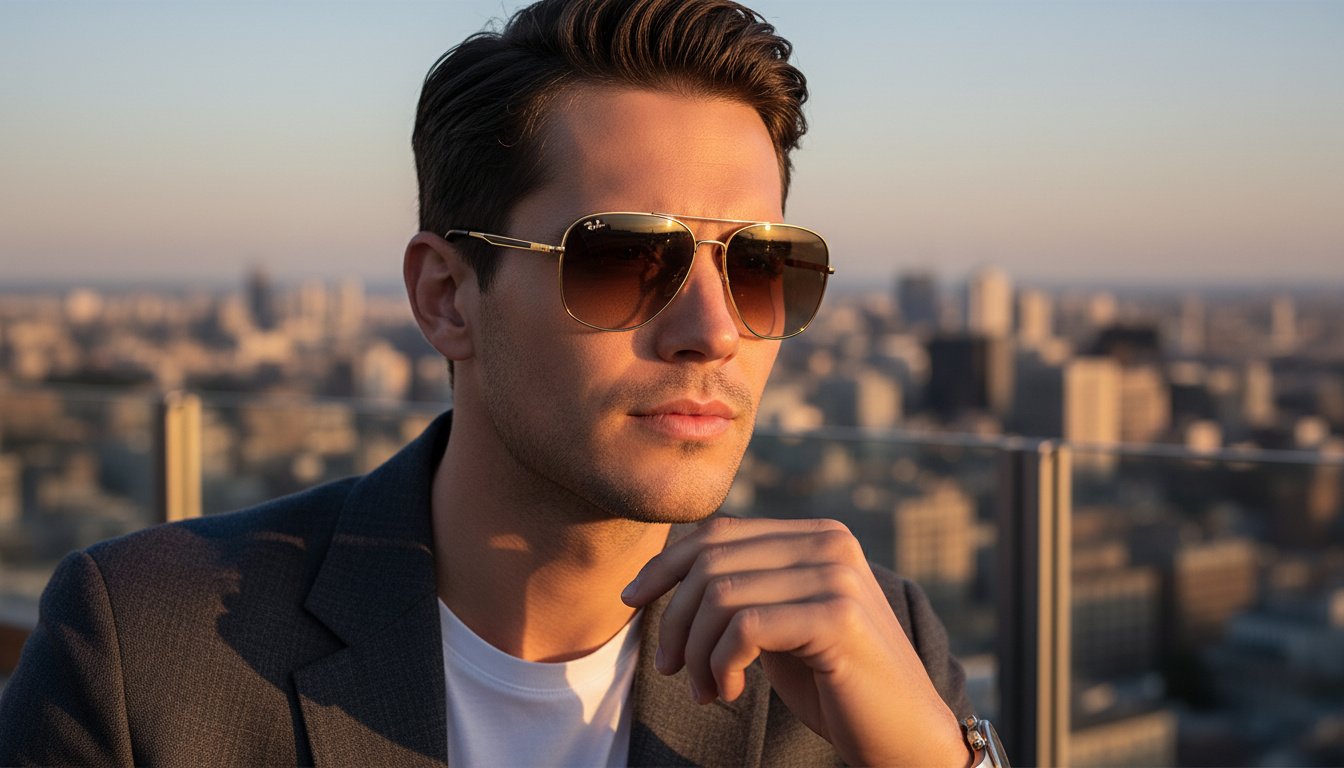 Vue de face Ray-Ban RB3683 (001/51)