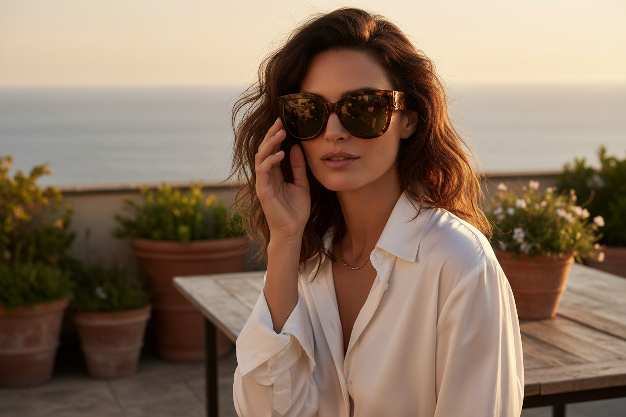 Vue de face Saint Laurent SL M95/F (003)
