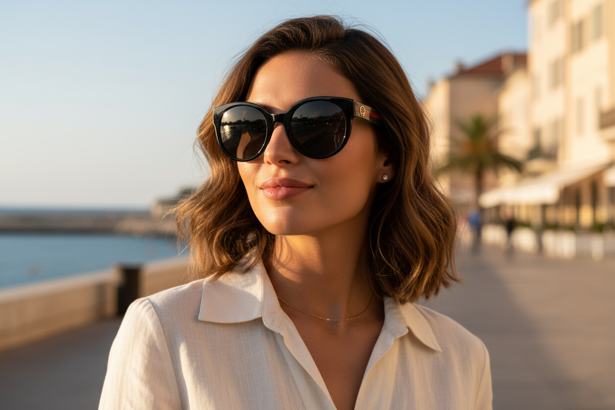 Vue de face Gucci GG0035SN (002)