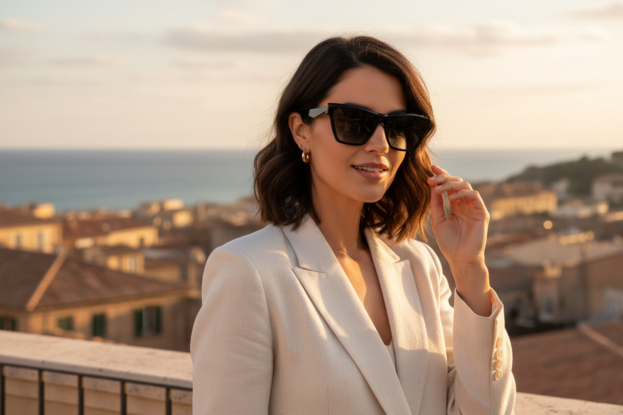 Vue de face Saint Laurent SL M103 (001)