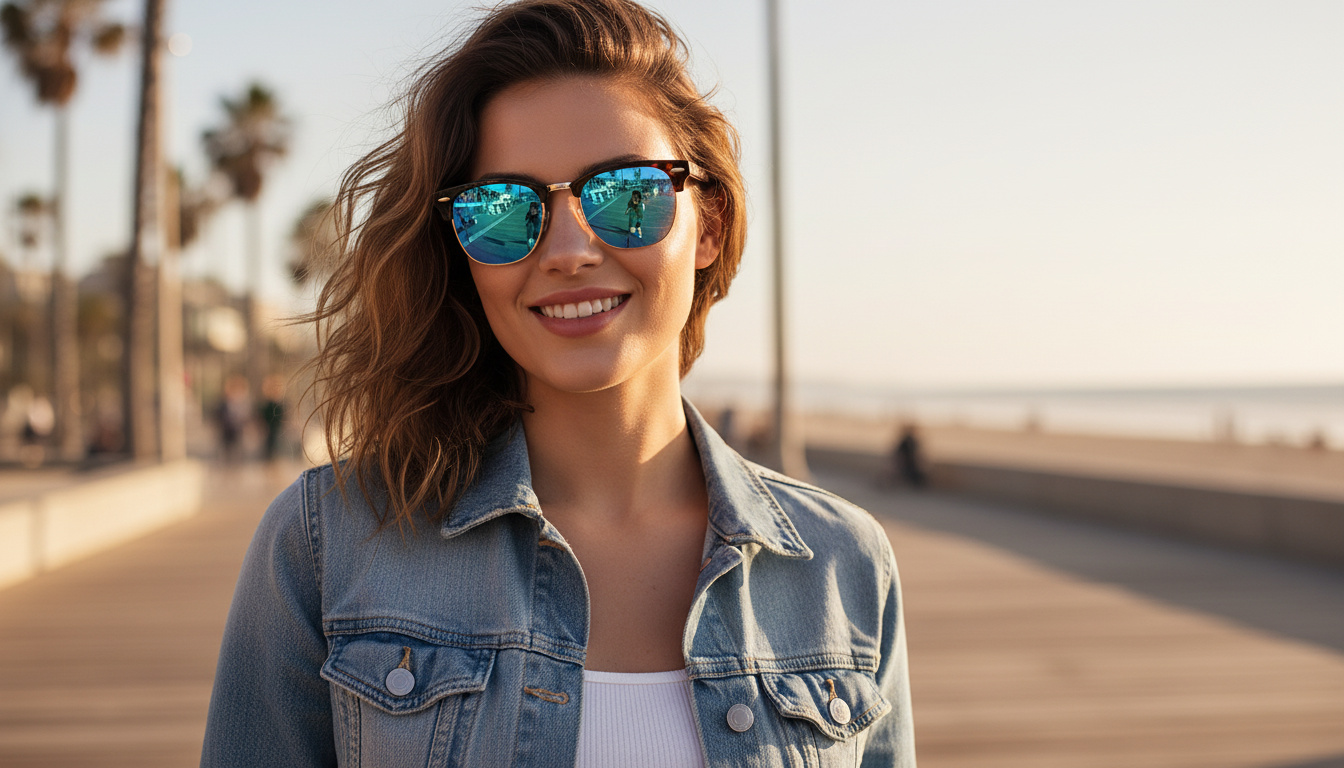 Vue de face Ray-Ban CLUBMASTER (RB3016 - 114517)