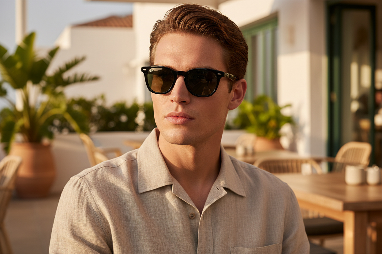 Vue de face Ray-Ban HAWKEYE (RB2298 - 901/31)