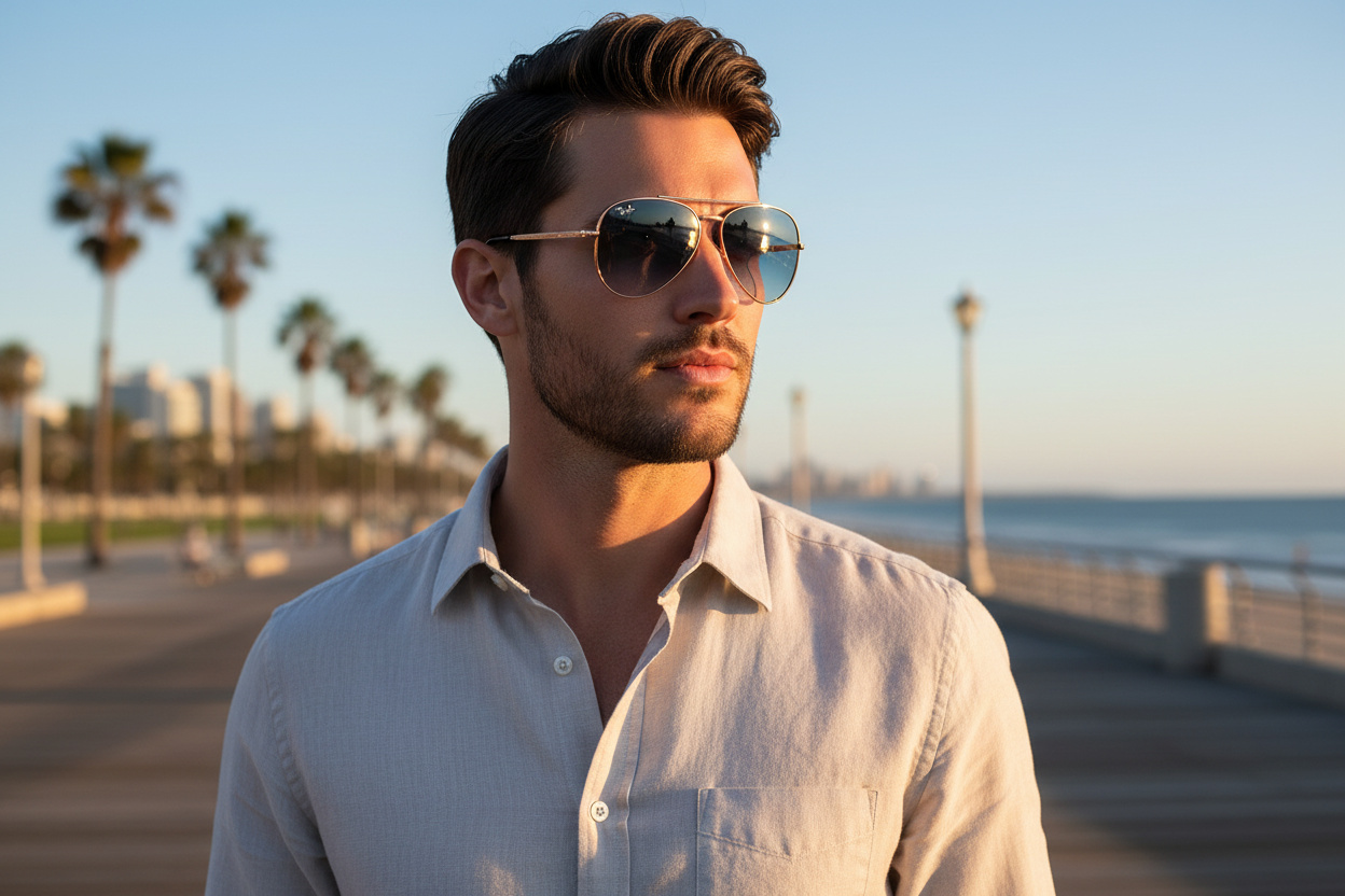 Vue de face Ray-Ban NEW AVIATOR (RB3625 - 92023F)