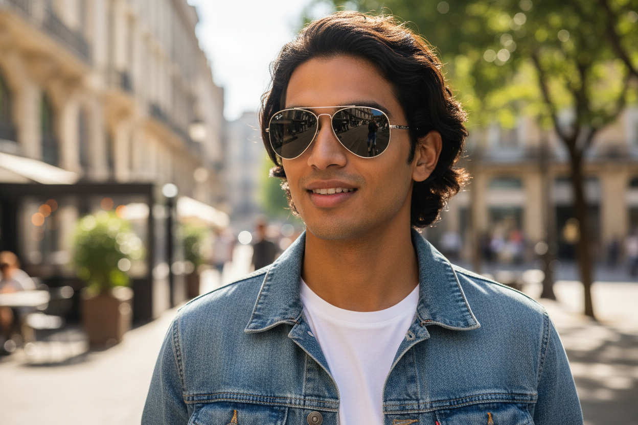 Vue de face Ray-Ban NEW AVIATOR (RB3625 - 003/R5)