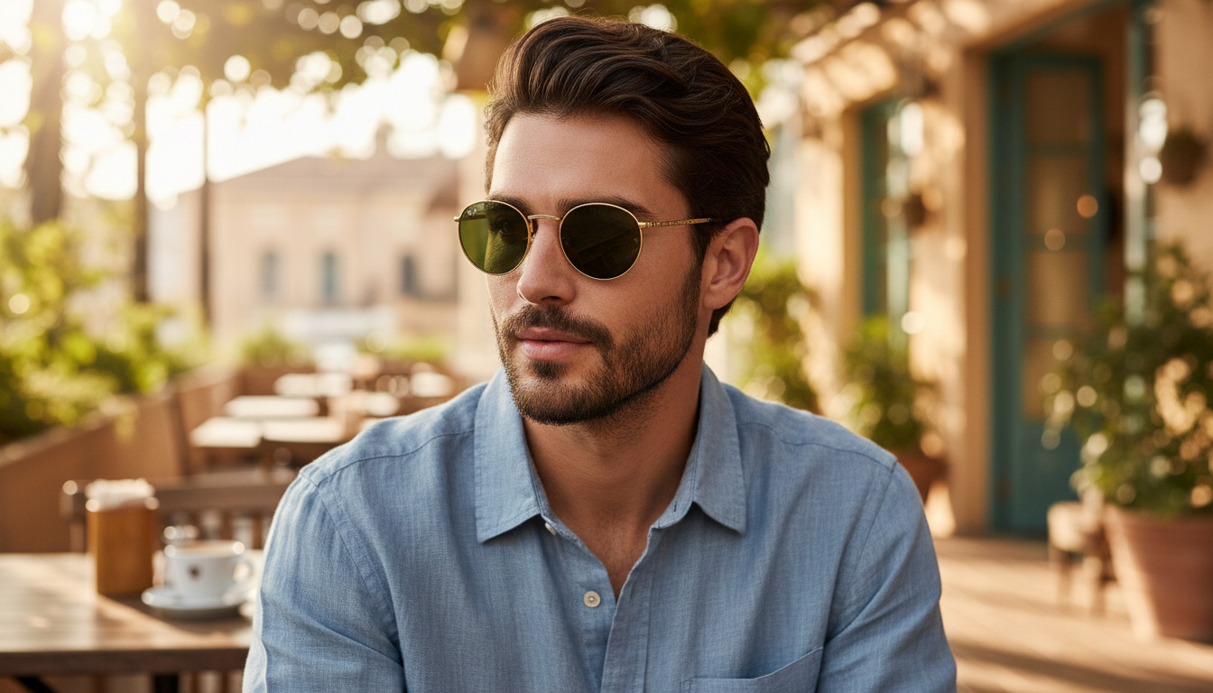 Vue de face Ray-Ban NEW ROUND (RB3637 - 919631)