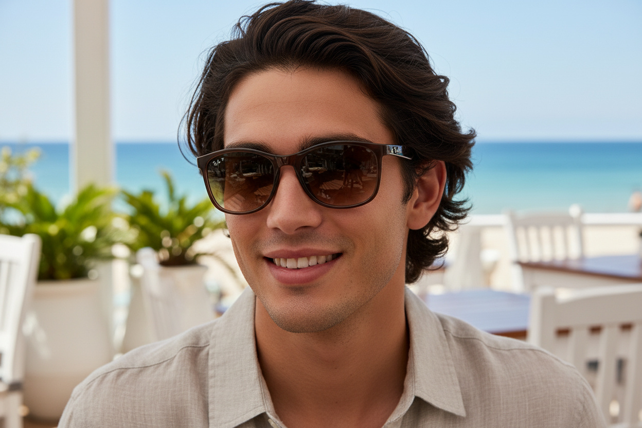 Vue de face Ray-Ban RB4374 (6600M2)