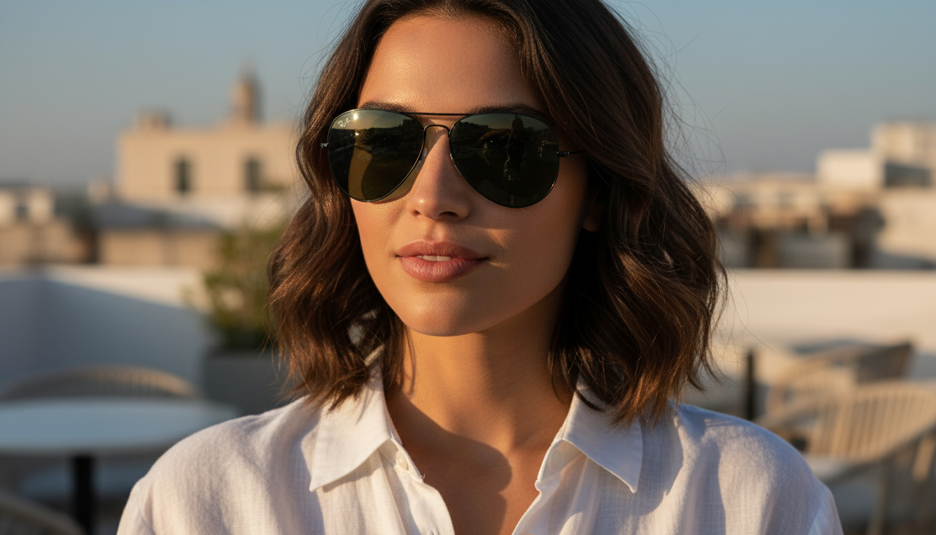 Vue de face Ray-Ban AVIATOR LARGE METAL II (RB3026 - L2821)