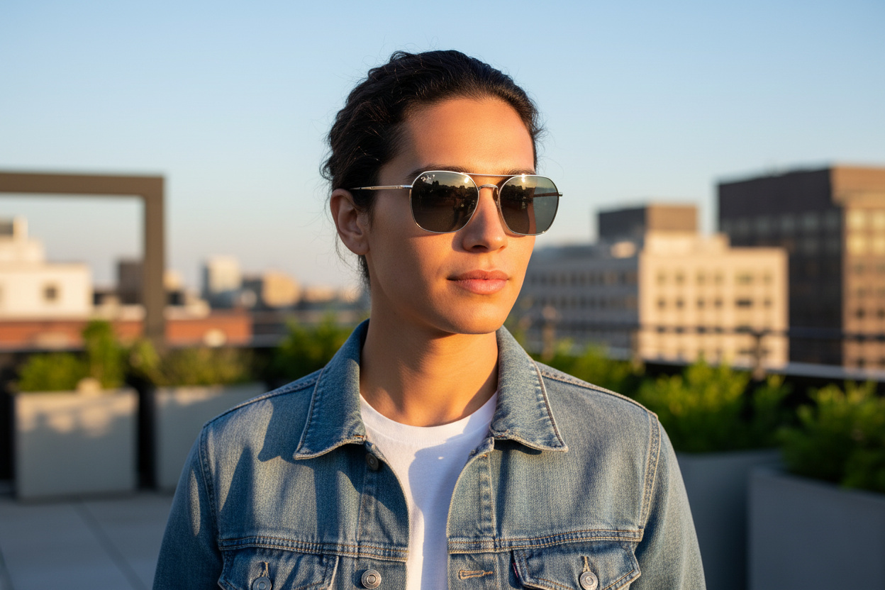 Vue de face Ray-Ban JIM (RB3694 - 9242G6)