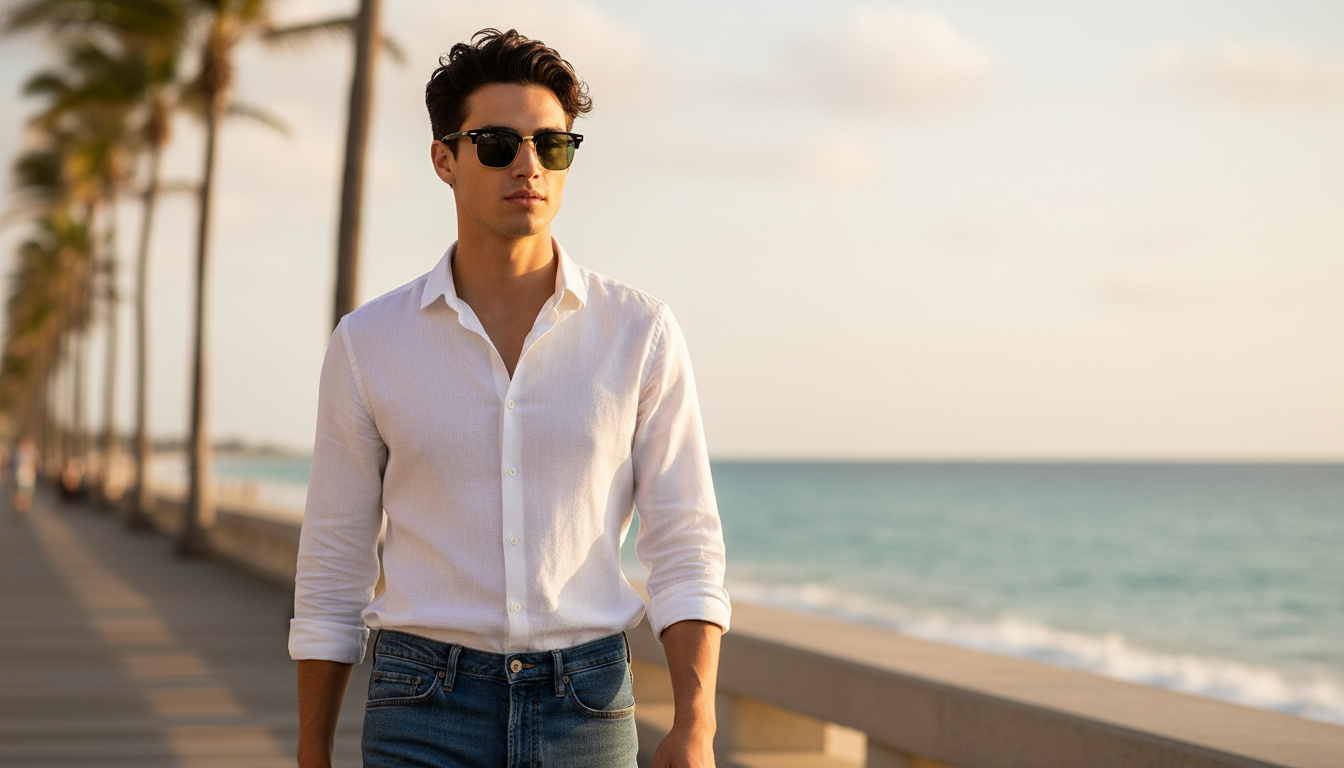 Vue de face Ray-Ban NEW CLUBMASTER (RB4416 - 601/31)