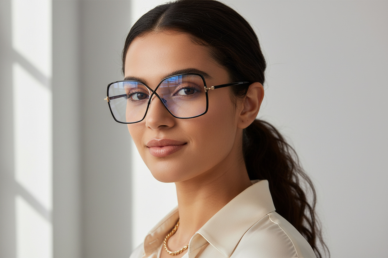 Vue de face Tom Ford FT5841-B (001)