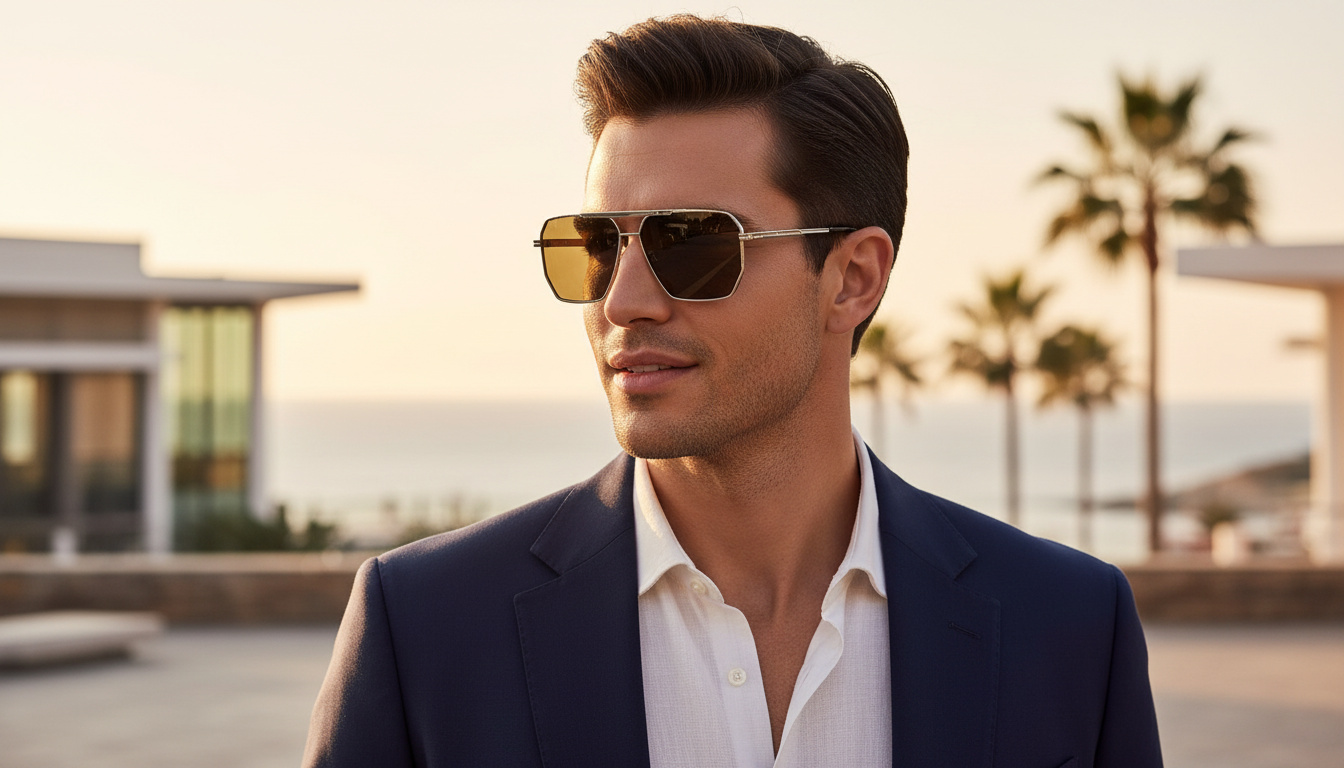 Vue de face Bottega Veneta BV1012S (007)